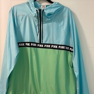 VS PINK light blue/ light green jacket